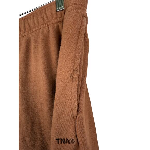 Aritzia TNA Brown Sweatfleece Terry Mega Fit Lounge Sweatpants Jogger - Medium - Picture 3 of 5